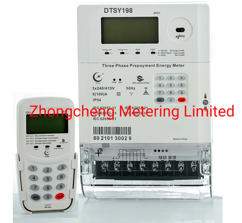 Three Phase Sts Smart Prepayment Energy Meter