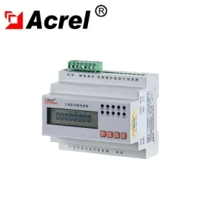 Contador de energía de carril DIN trifásico Acrel Adl3000e/C con RS485modbus-RTU 80A conectado directamente